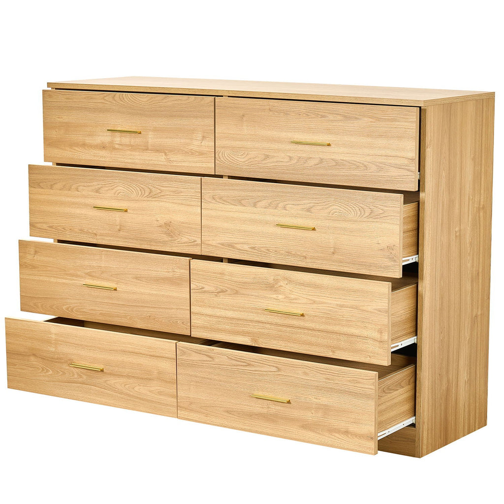 Modern Drawer Dresser with Ample Storage - Multiple Colors