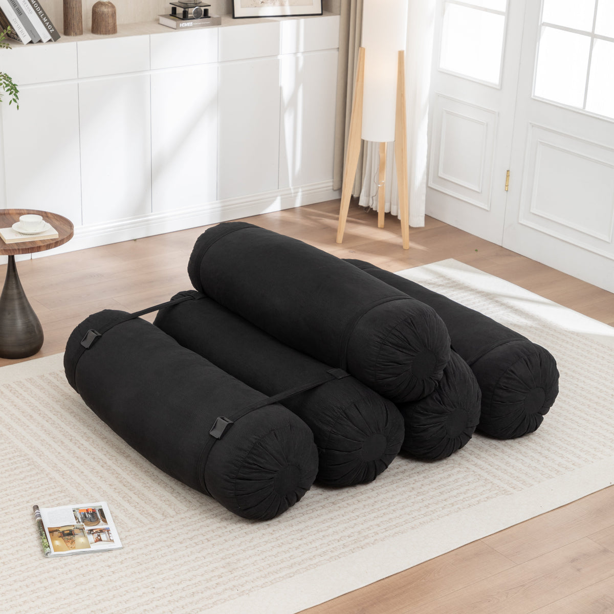 Adjustable Corduroy Floor Sofa