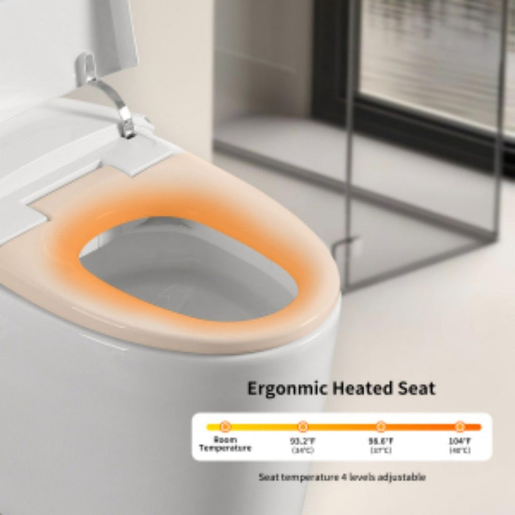 Tankless Smart Toilet With Bidet Built In