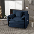 Modern Upholstered Sofa Chair with Dual-Layer Cushions – Chenille