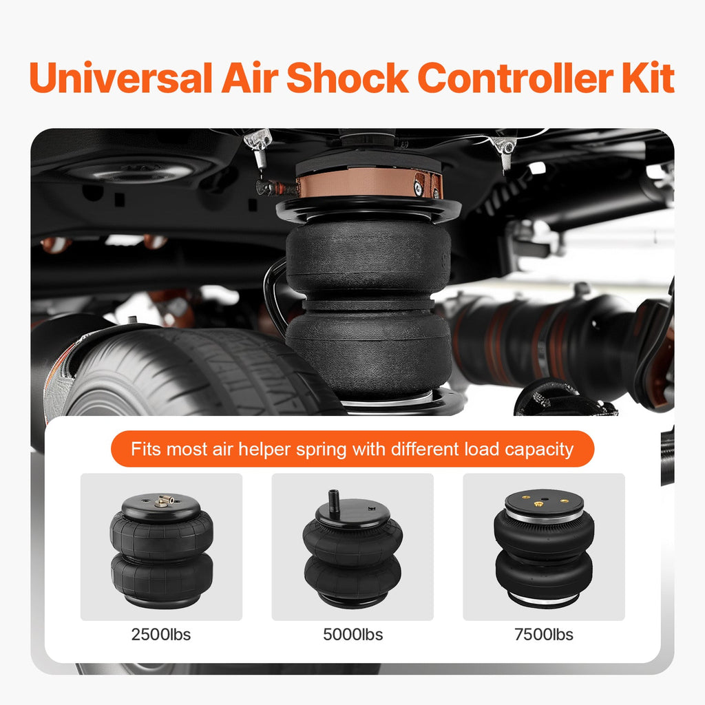 Air Shock Controller Kit 12V 100PSI for Air Suspension Systems