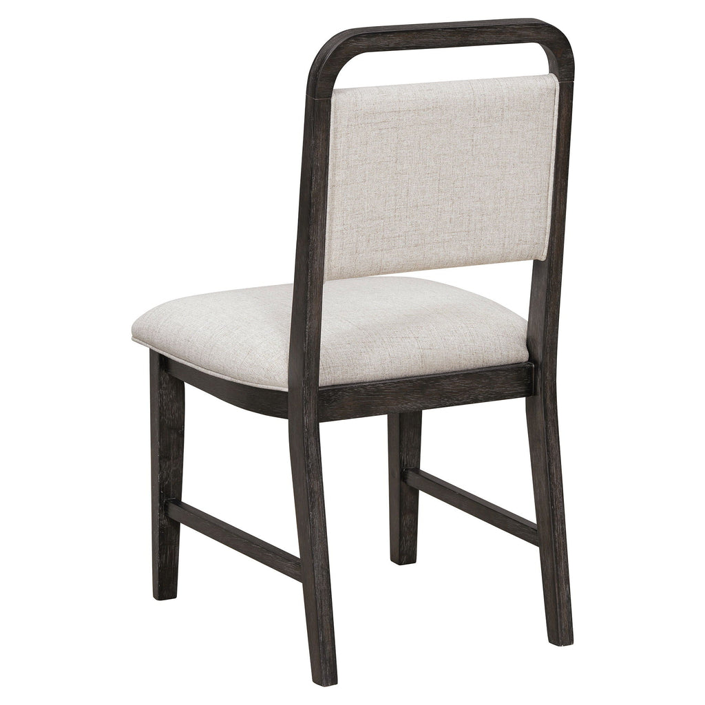 Extendable Dining Table Set with 4 Upholstered Chairs and 1 Bench
