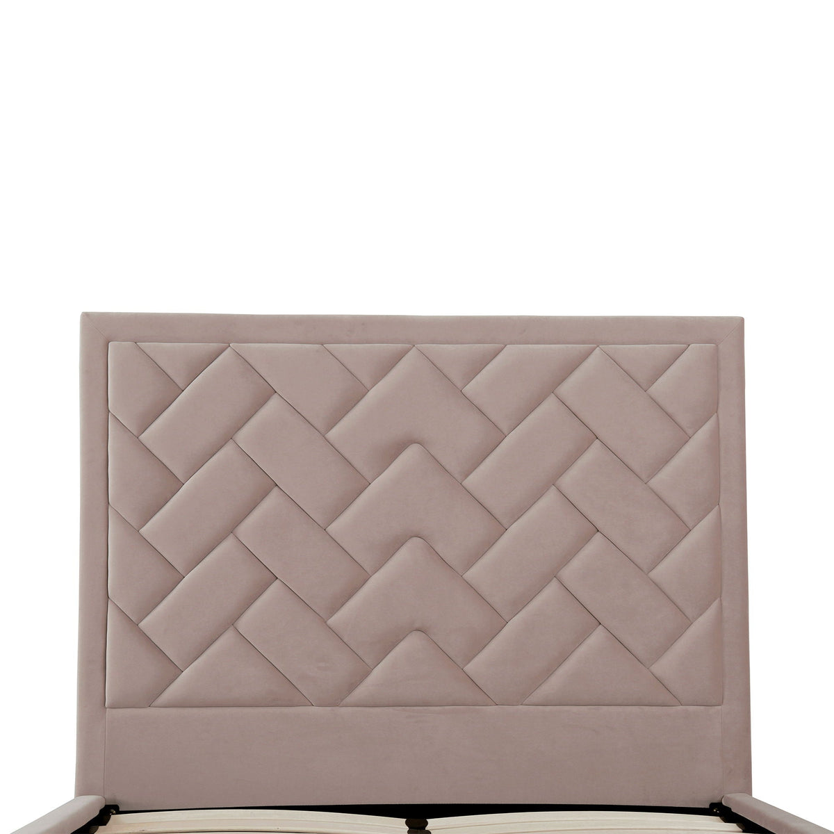 Upholstered Bed with Headboard and Slats - Multiple Colors