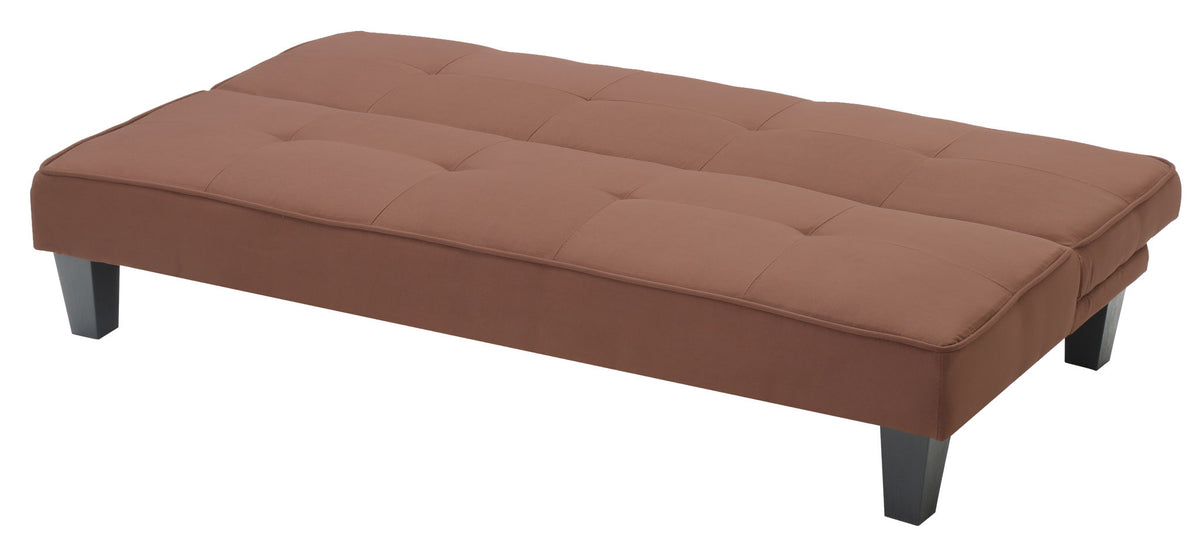 Alan Sofa Bed with Contemporary Design - Black, Dark Brown, Red, Light Brown