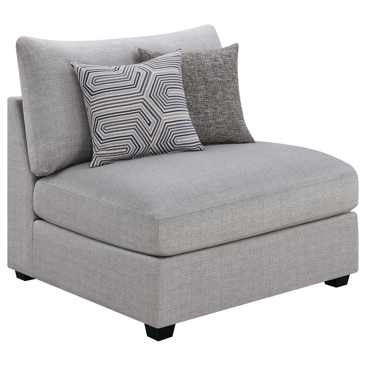 Cambria 6-piece Upholstered Modular Sectional Sofa Grey