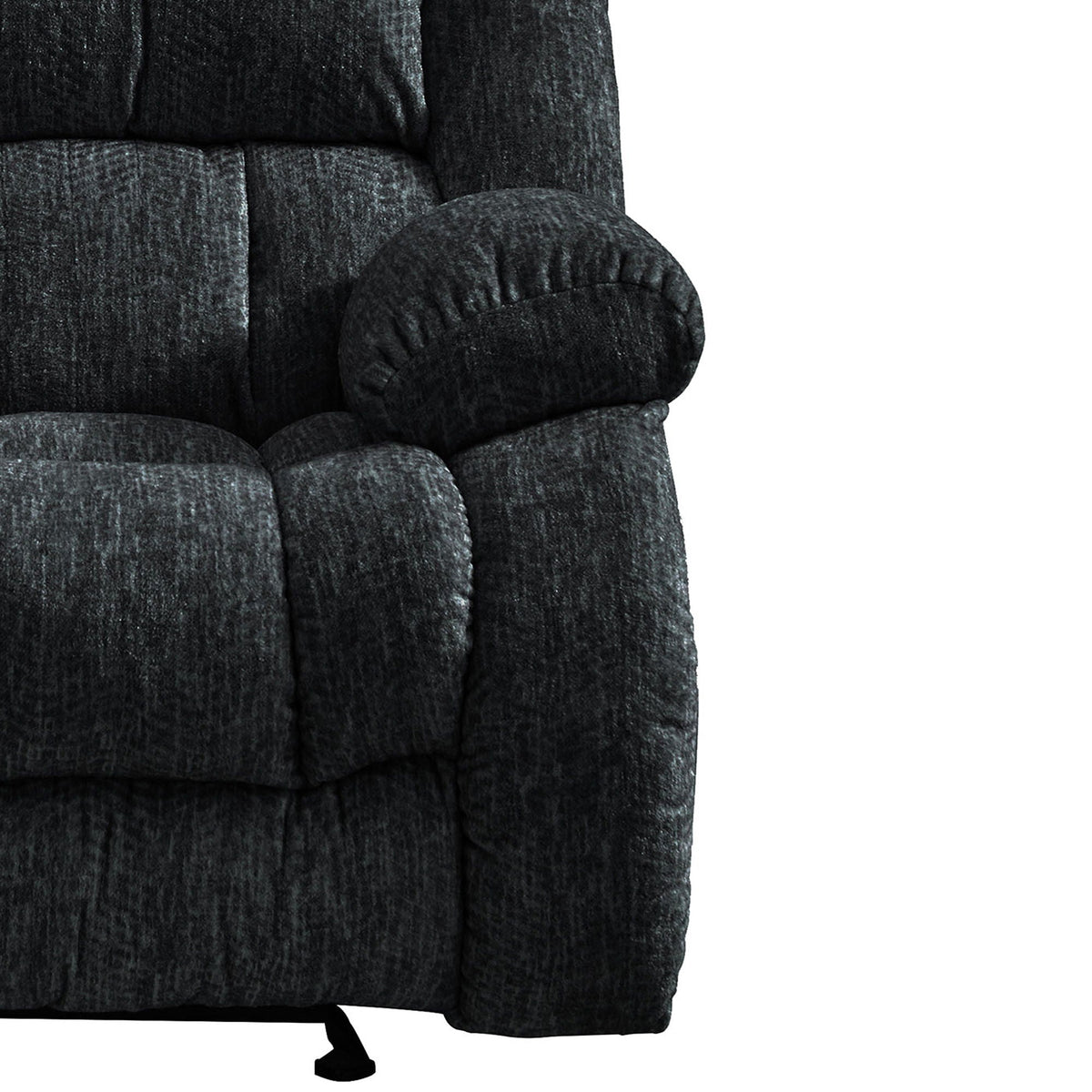 Console Reclining Loveseat with Manual Motion - Black or Gray