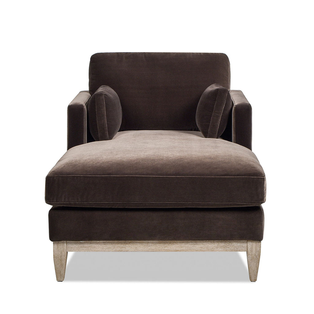 Modern Farmhouse Chaise Lounge Chair with Removable Cushions - Choice of Color