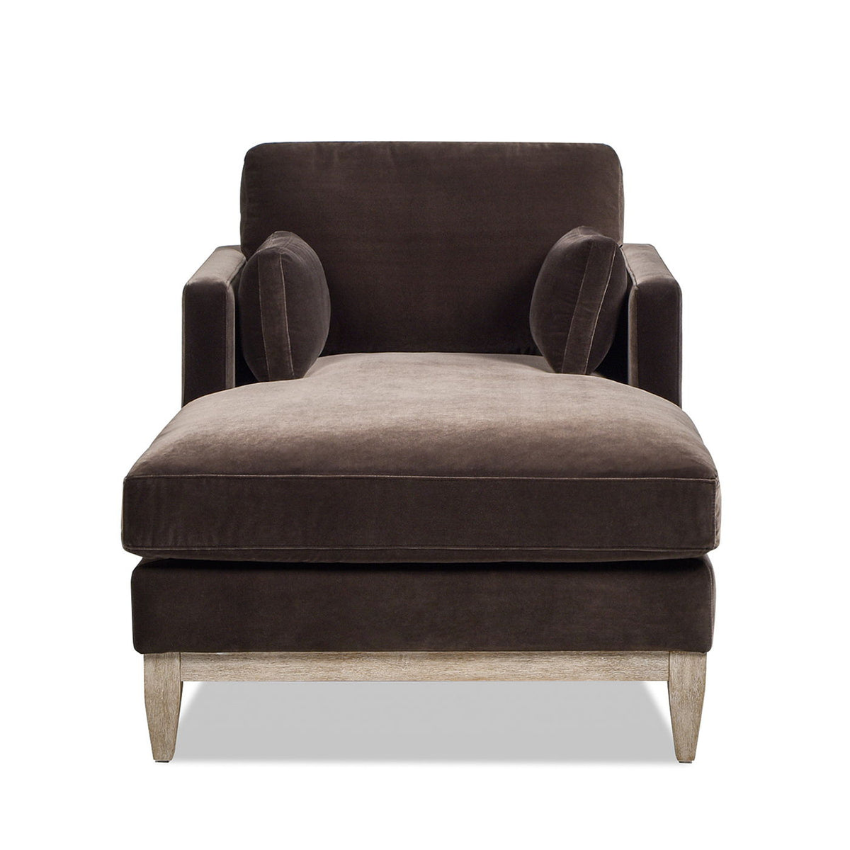 Modern Farmhouse Chaise Lounge Chair with Removable Cushions - Choice of Color