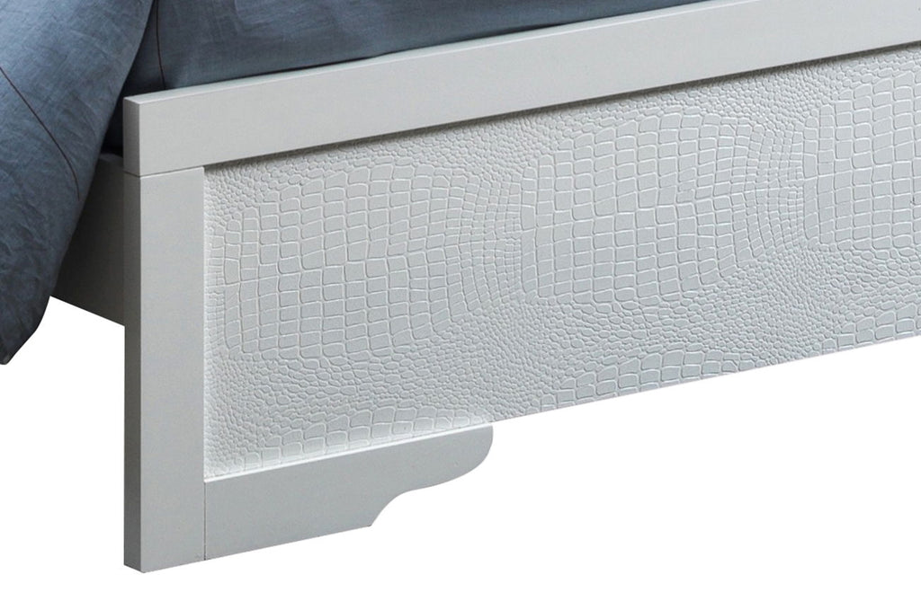 LED Upholstered Bed with Jewel Tufted Headboard - Multiple Colors