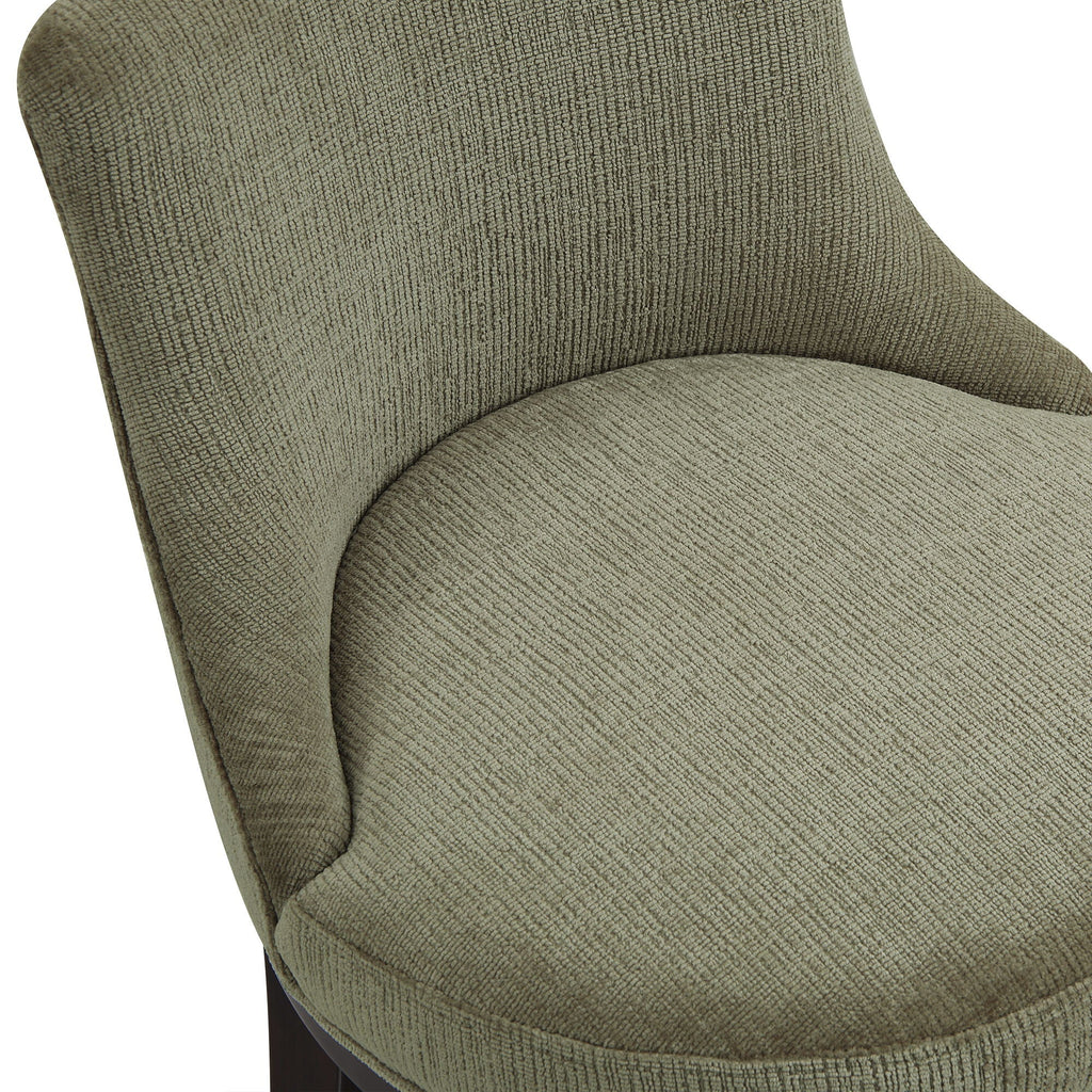 Bar Height Barstool with Backrest - Green, Light Brown, or Beige