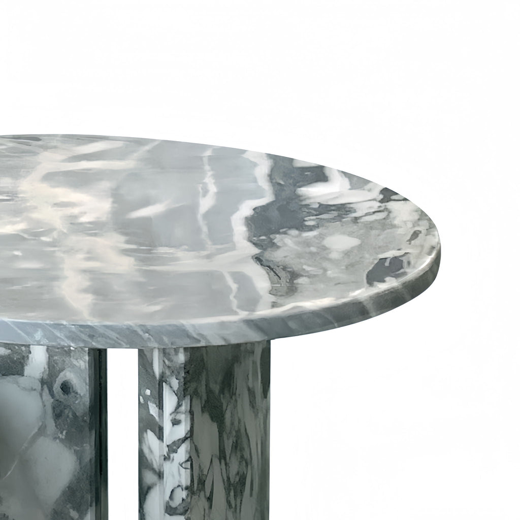 Luxury Coffee Table with Unique Veining - Natural Stone Design