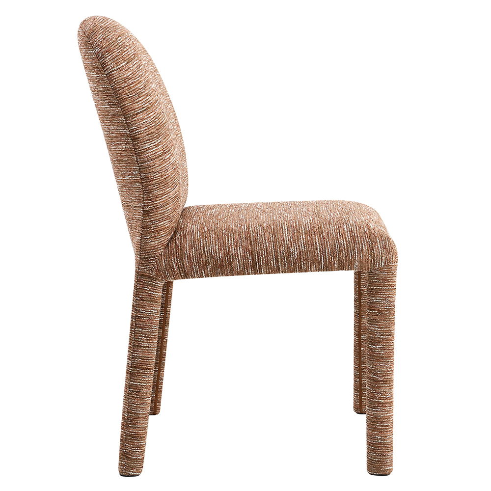 Lidi - Side Chair (Set of 2) - Brown Chenille