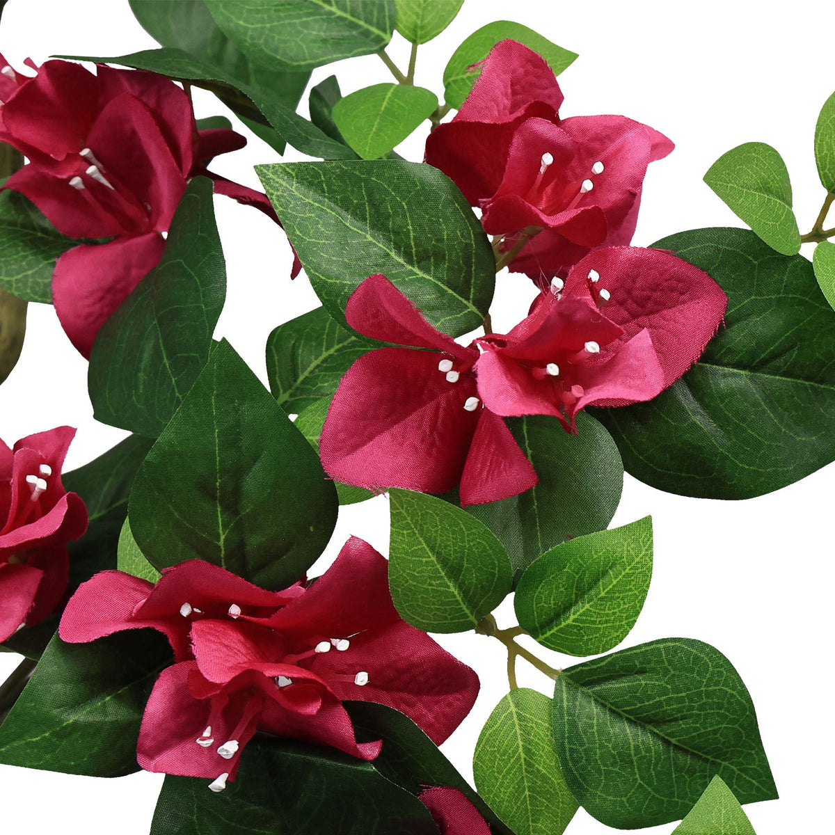 7Ft Artificial Bougainvillea Tree with Realistic Rose - Plastic