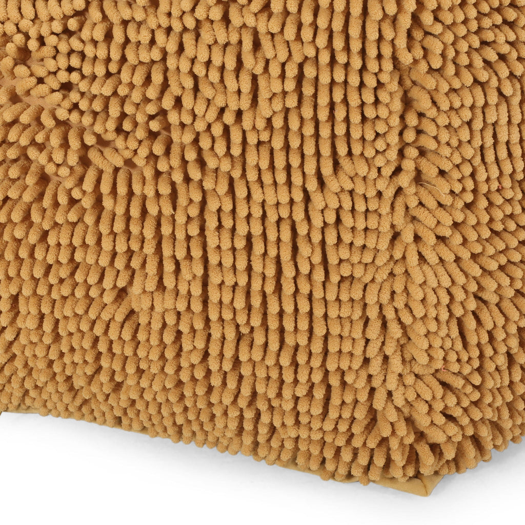 Spongy Square Pouf Soft Seating with Microfiber Cover - Multiple Colors