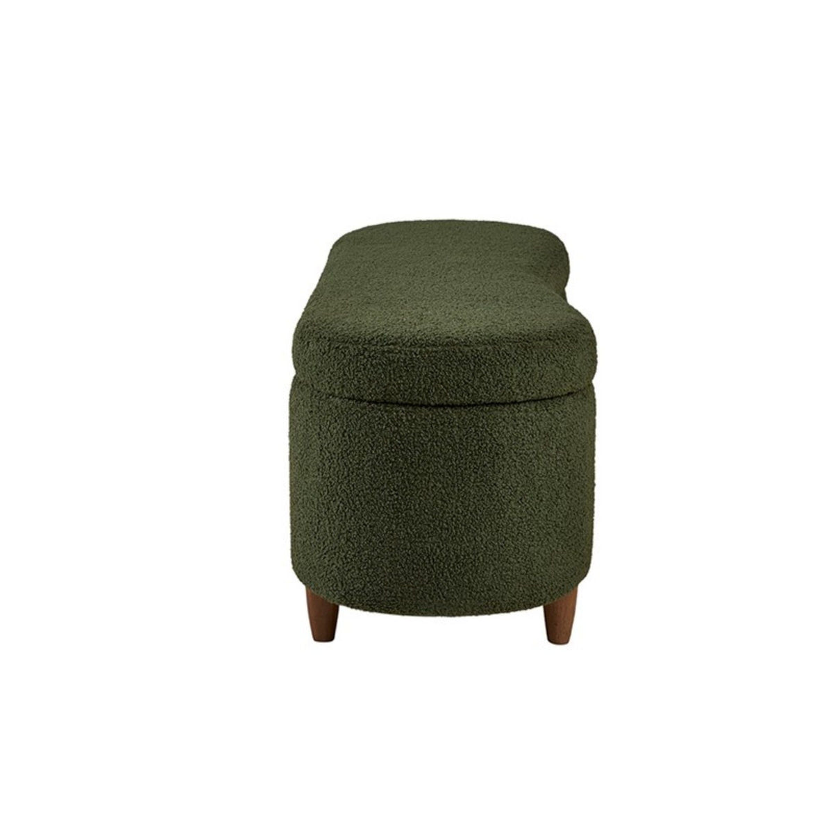 Flip Top Storage Bench with Soft Close Hinges - Light Brown, Beige, or Dark Green