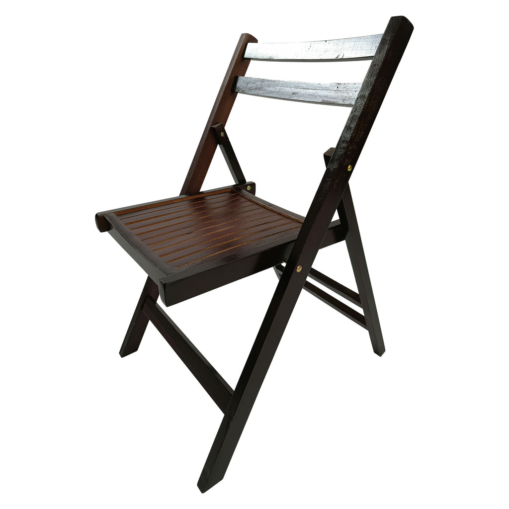 Foldable Solid Wood Special Event Chair Set - Set of 4 (Multiple Colors)
