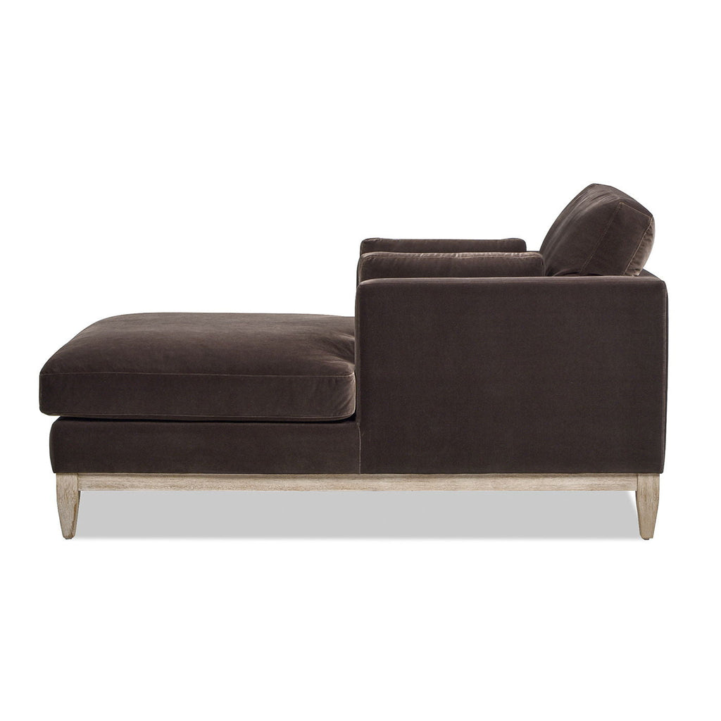 Modern Farmhouse Chaise Lounge Chair with Removable Cushions - Choice of Color