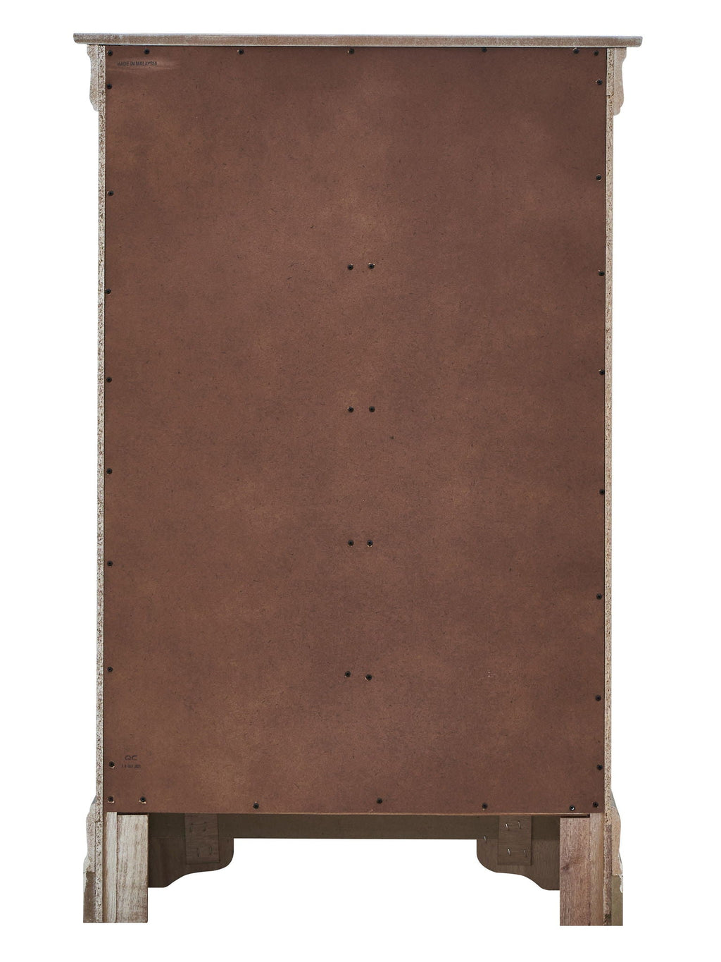Embossed X Design Accent Chest with Crystal Pulls - Gray, Black, or Pearl Silver