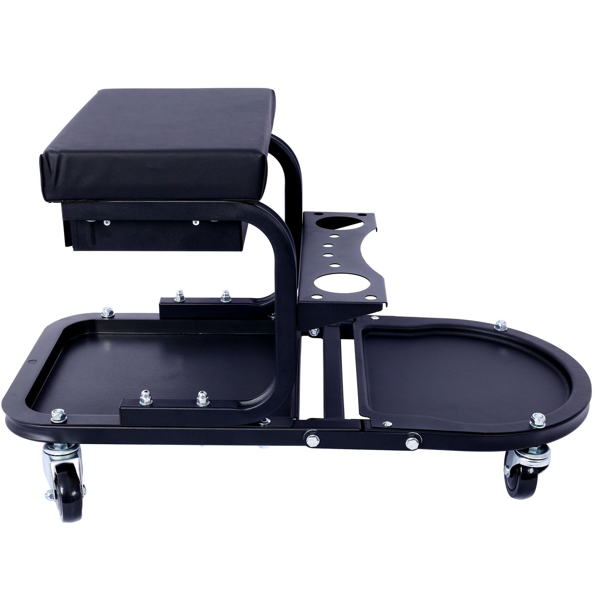 Ultimate Rolling Detailing & Utility Cart with Multiple Storage - Steel