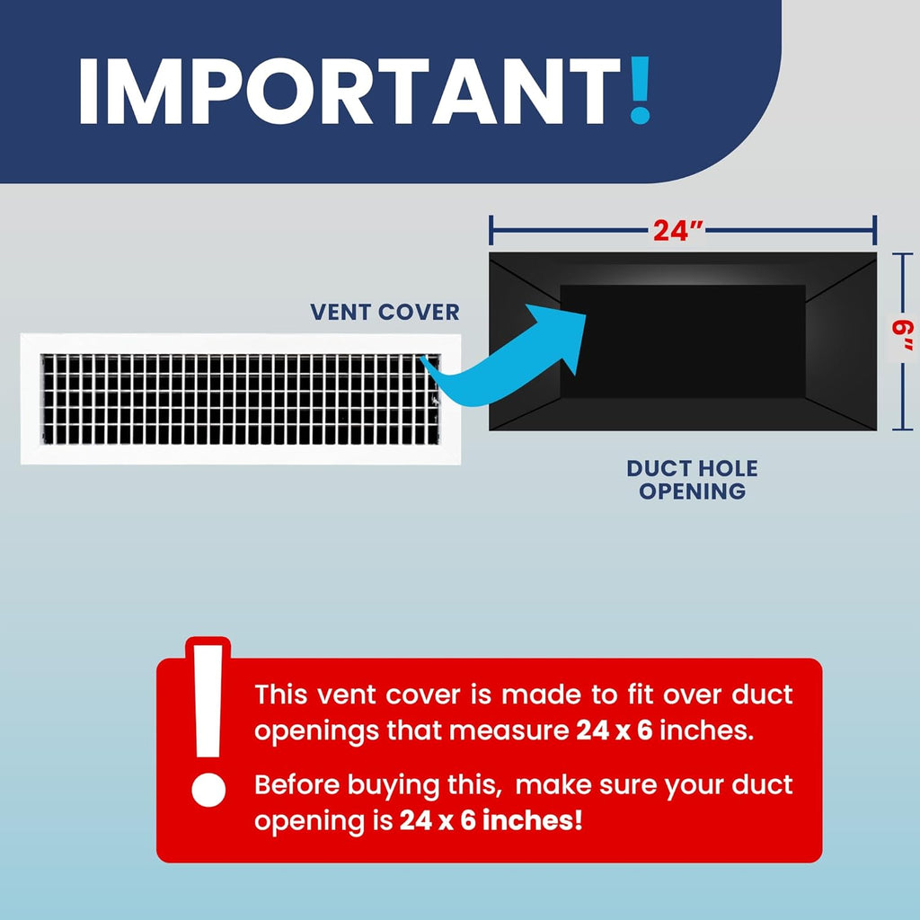 Adjustable Aluminum HVAC Grille