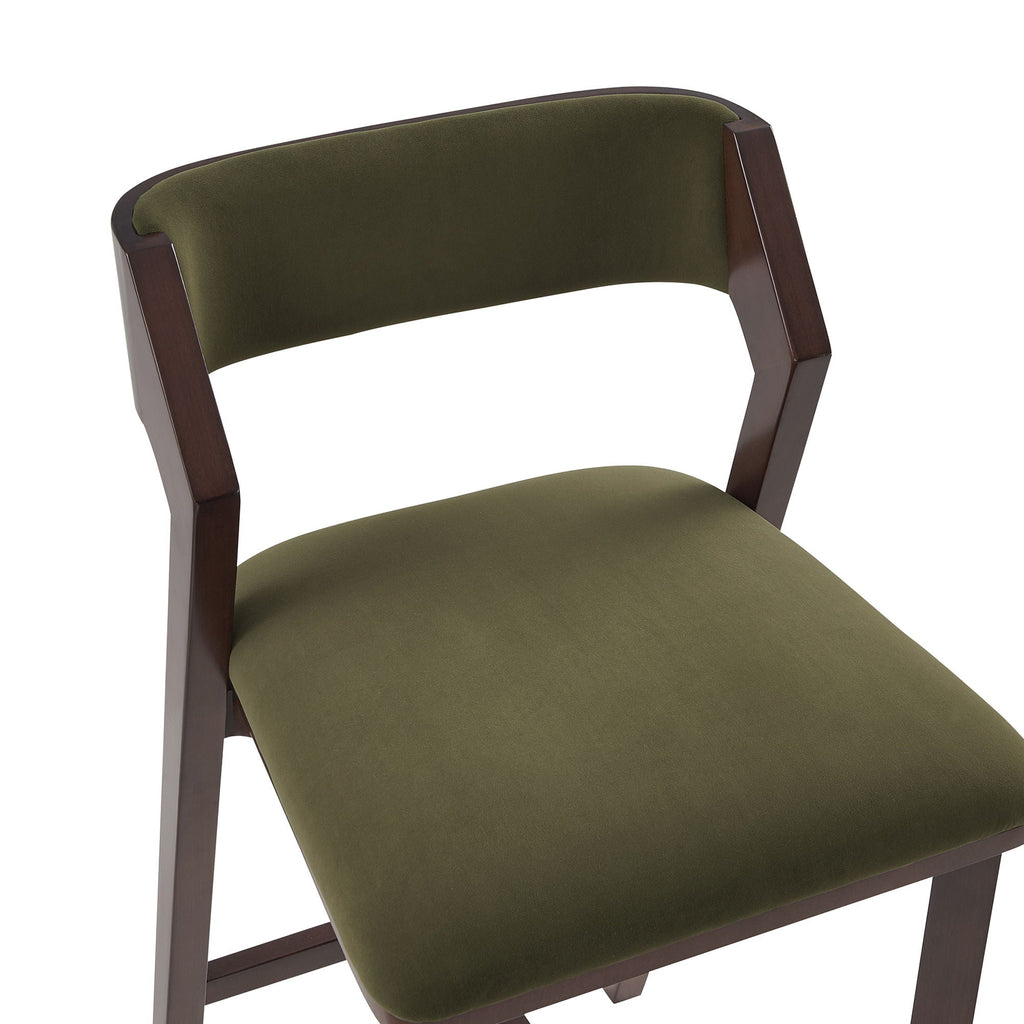 Bar Height Barstool with Backrest - Pearl Silver, White, Black, Dark Green