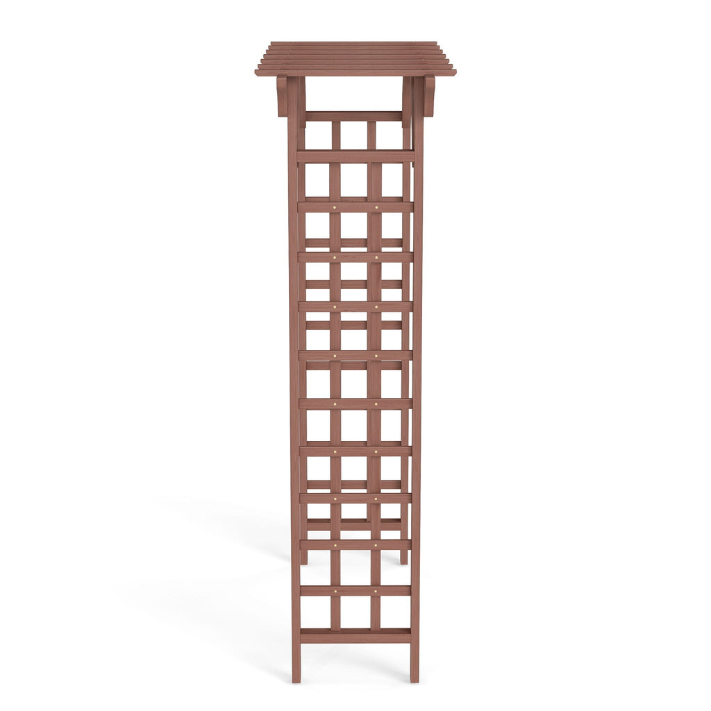 Wedding Arbor with Trellis Design - Dark Brown or Light Brown