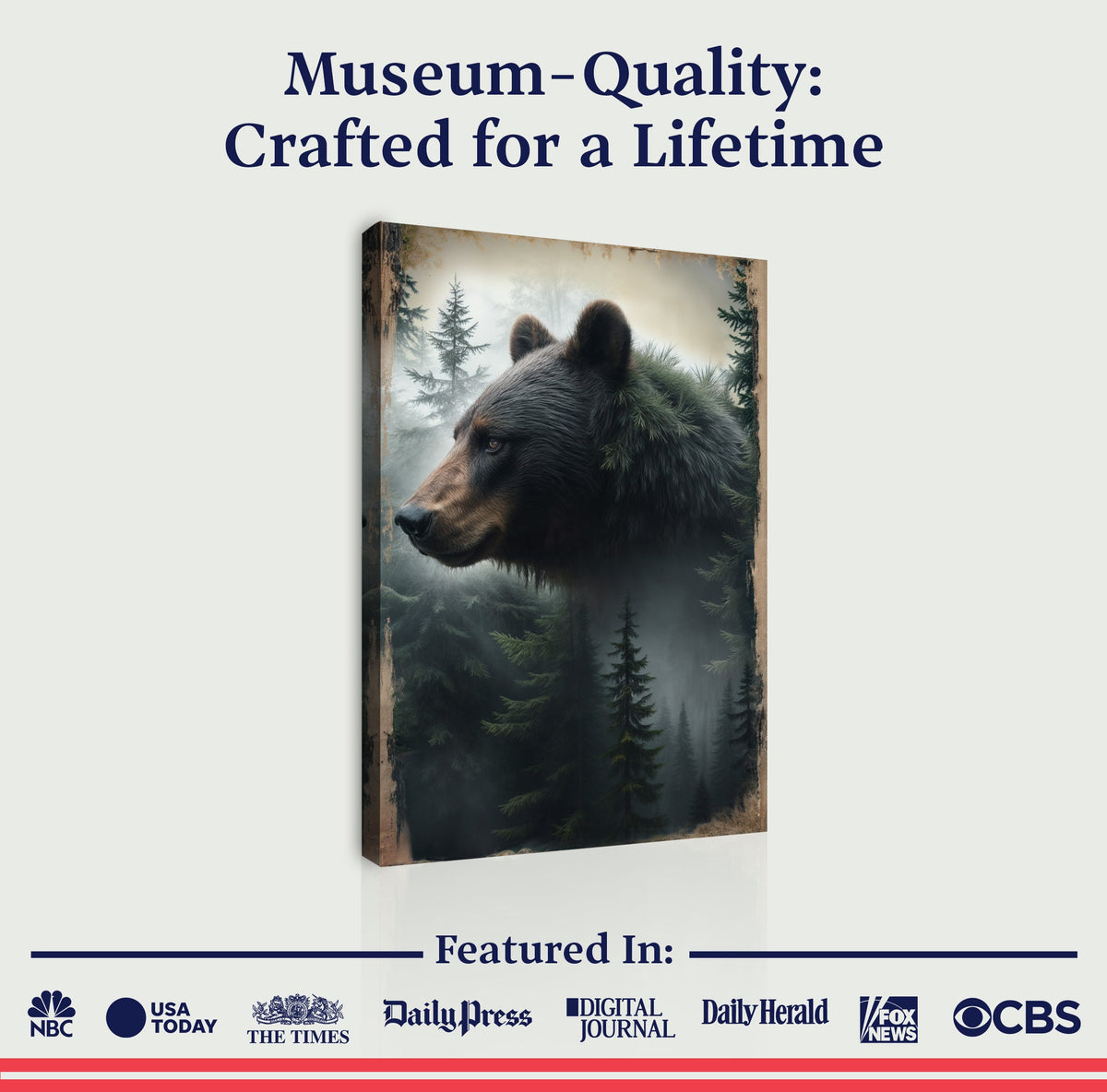 Black Bear Exposure Wall Art