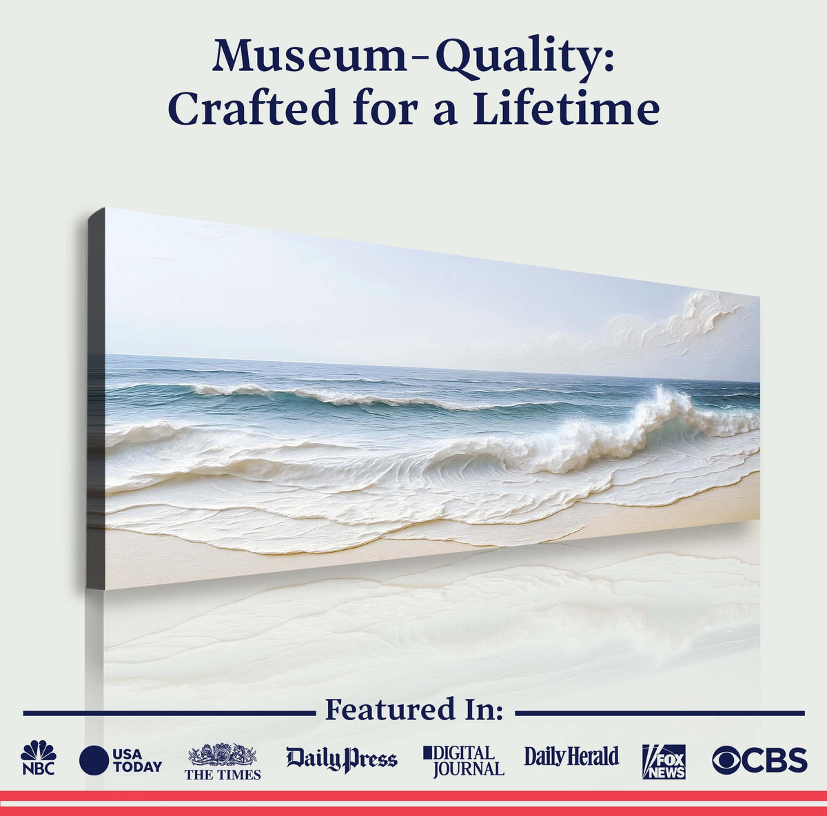 Ocean Wave Seascape Wall Art