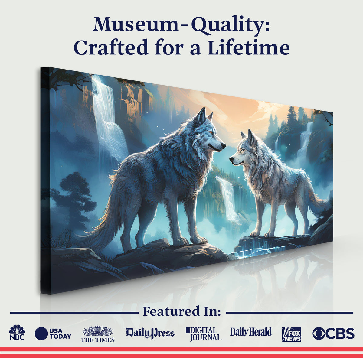 Wolves Wall Art IV
