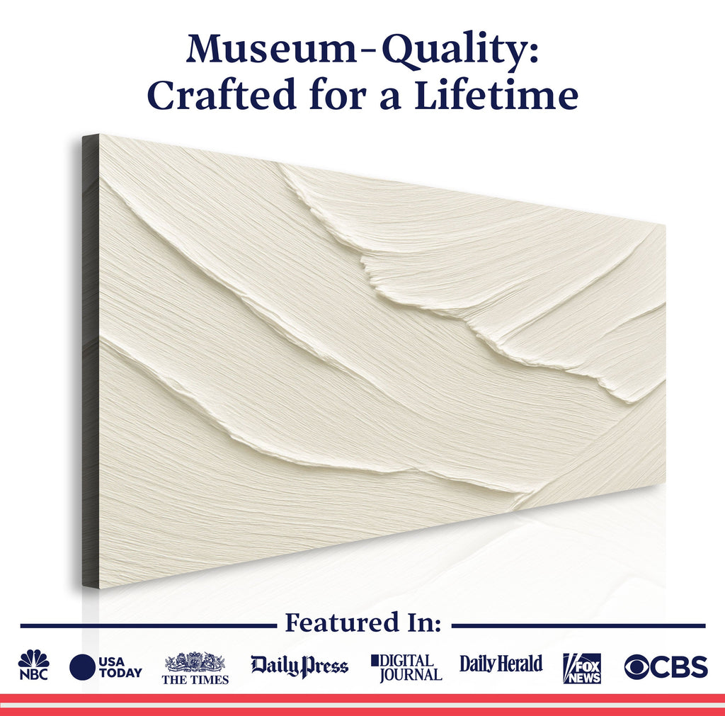 Abstract Minimalist Wave Wall Art II