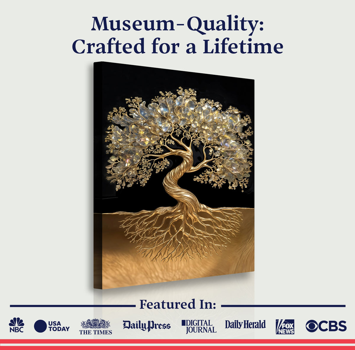 Minimalist Tree of Life Wall Art