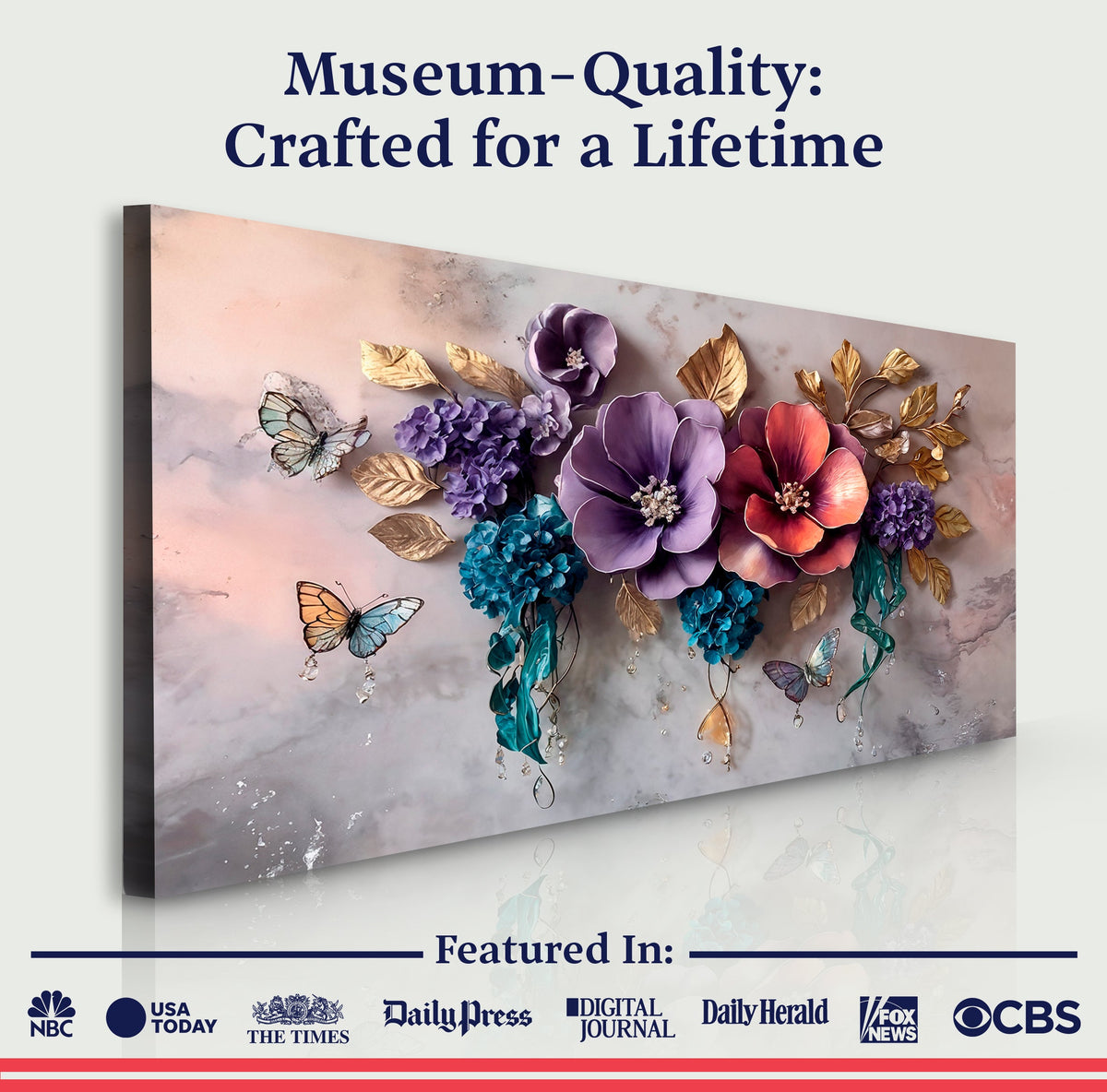 Floral Symphony Wall Art