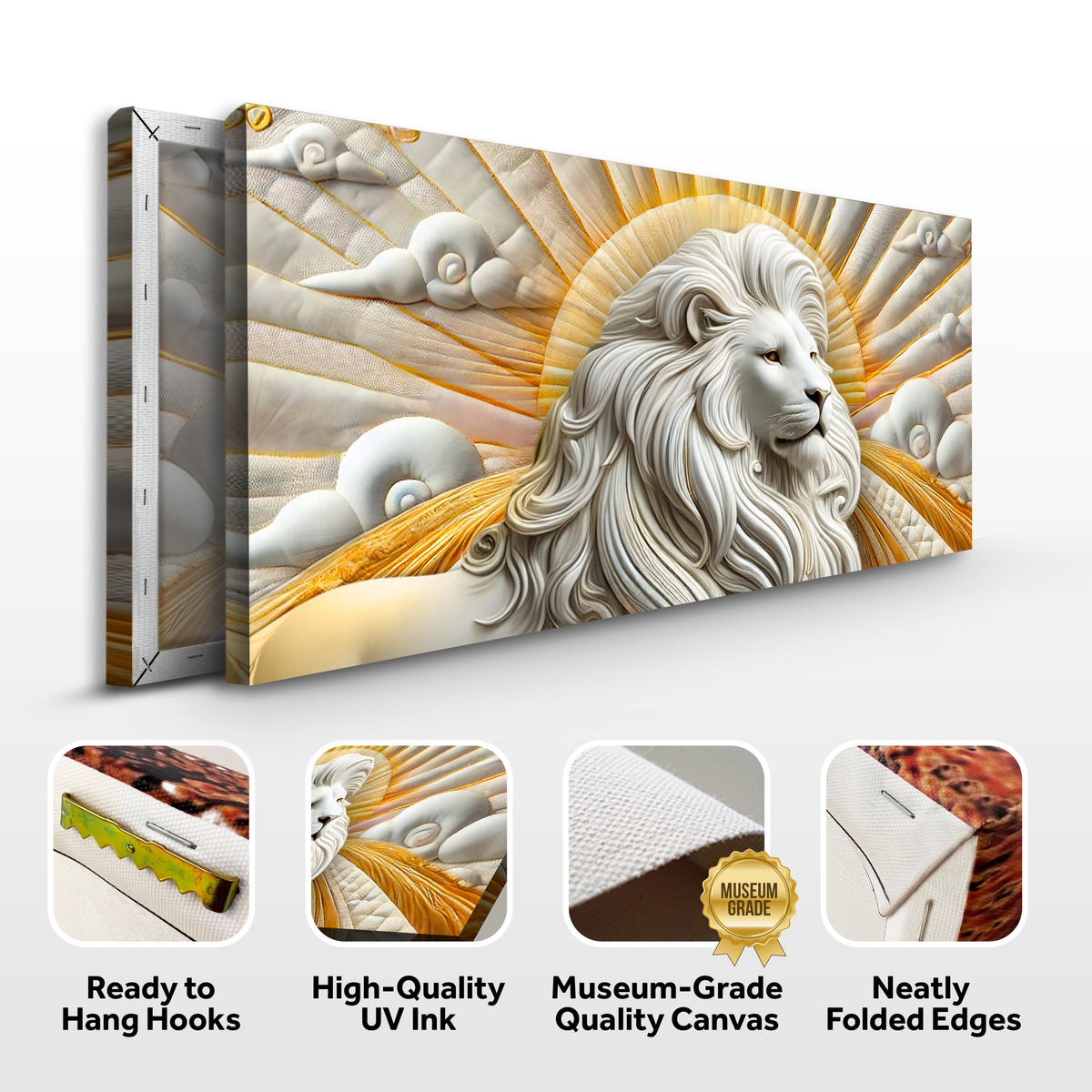 Majestic Lion Wall Art III