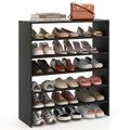 6-tier Shoe Rack with Anti-tipping Device for Entryway