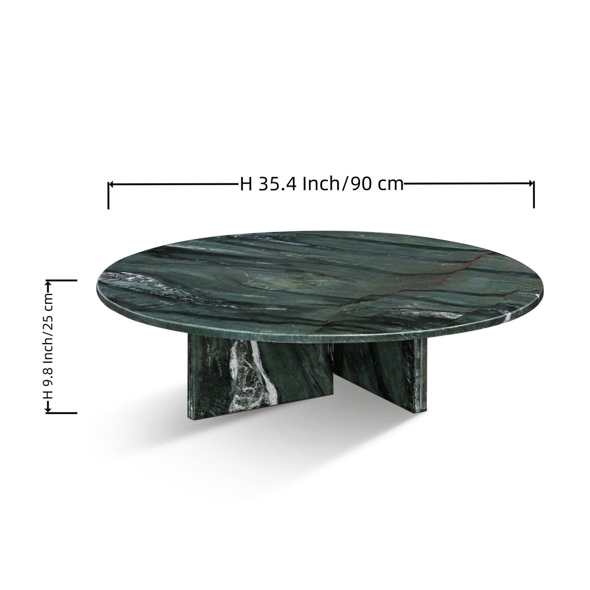 Luxury Coffee Table with Unique Veining - Natural Stone Design