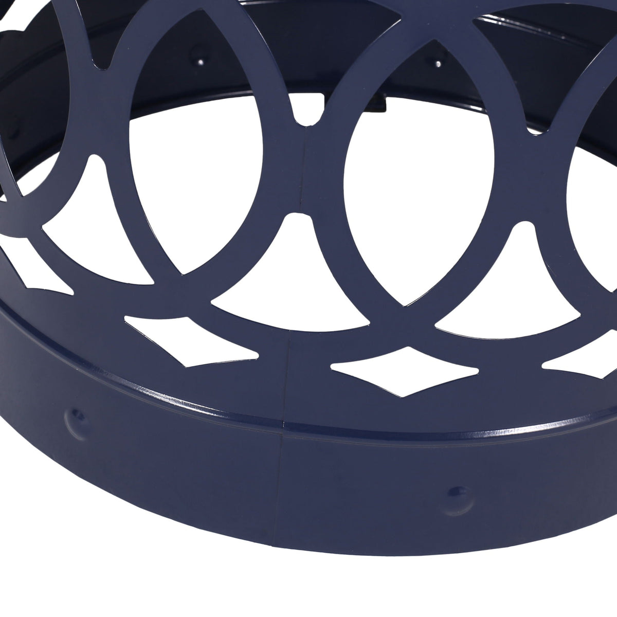 Outdoor Metal Large End Table with Modern Design - Multiple Colors