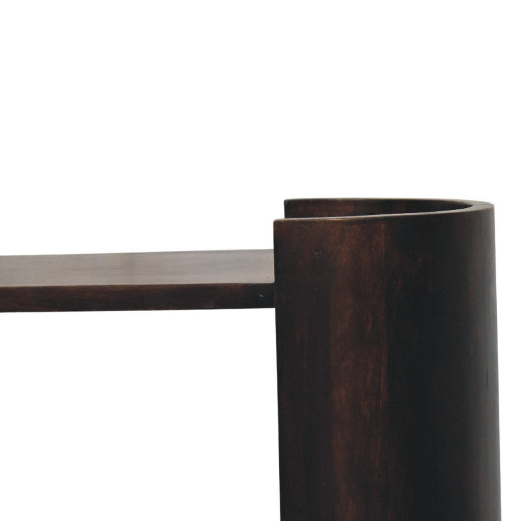 Solid Wood Valencia Bedside Nightstand with Velvet Mocha Finish