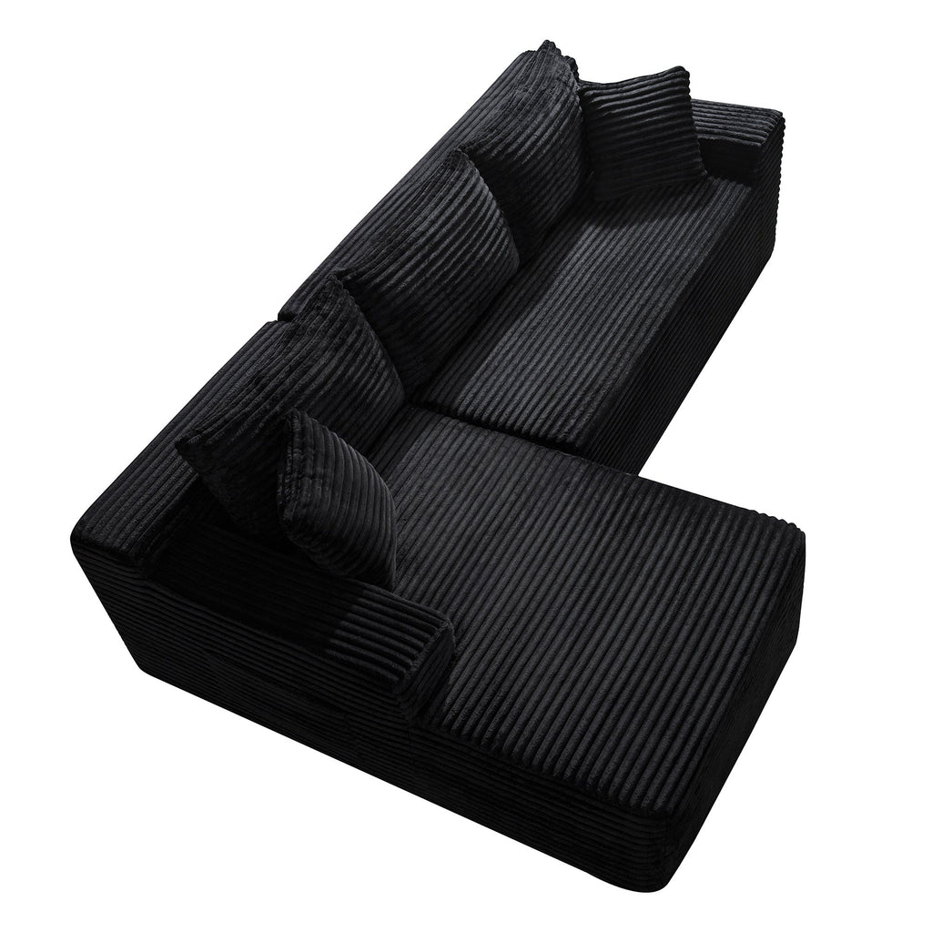 Cloud Modular Sectional Sofa Couch with L-Shape Chaise