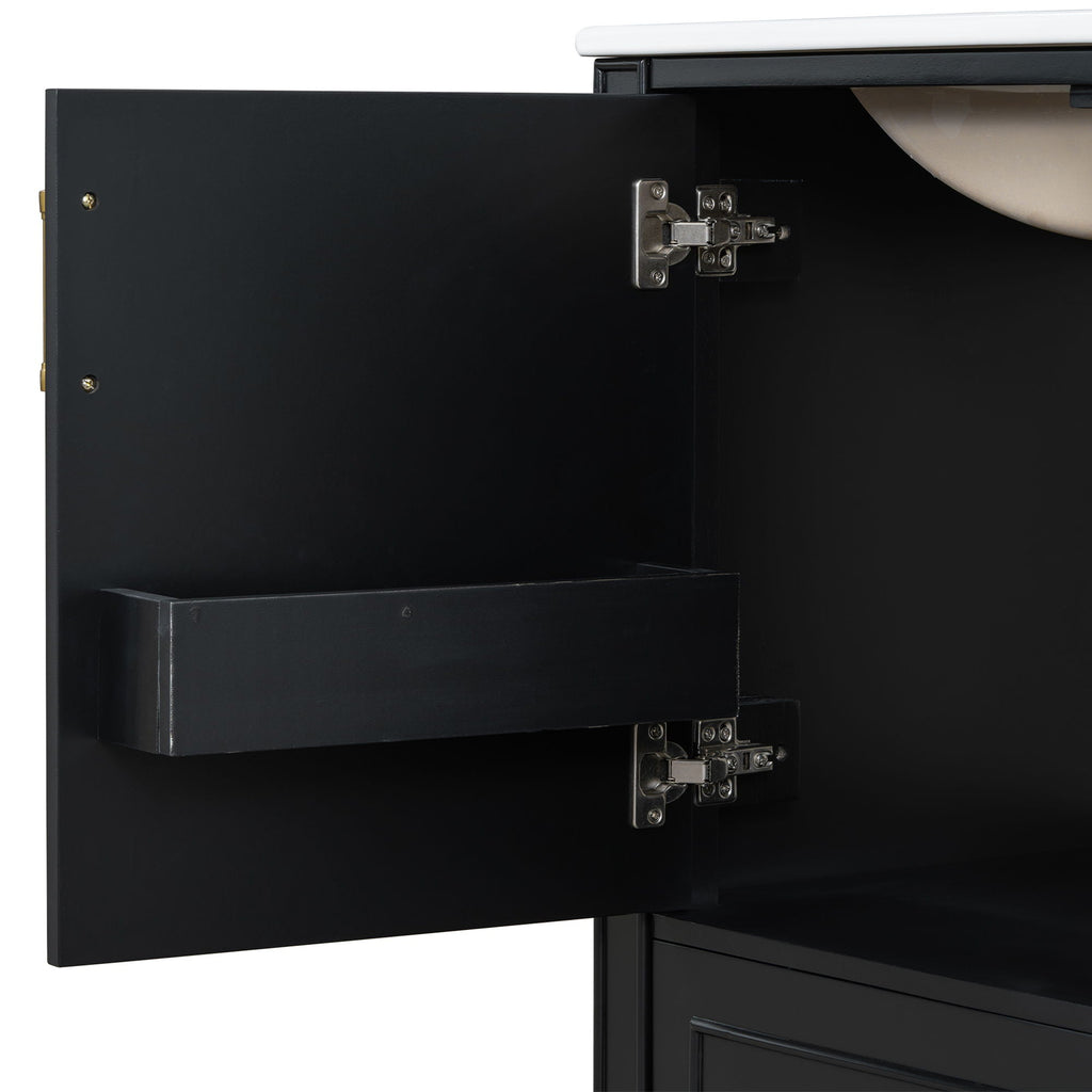 Traditional Bathroom Vanity Set with Soft Close Doors - Multiple Colors