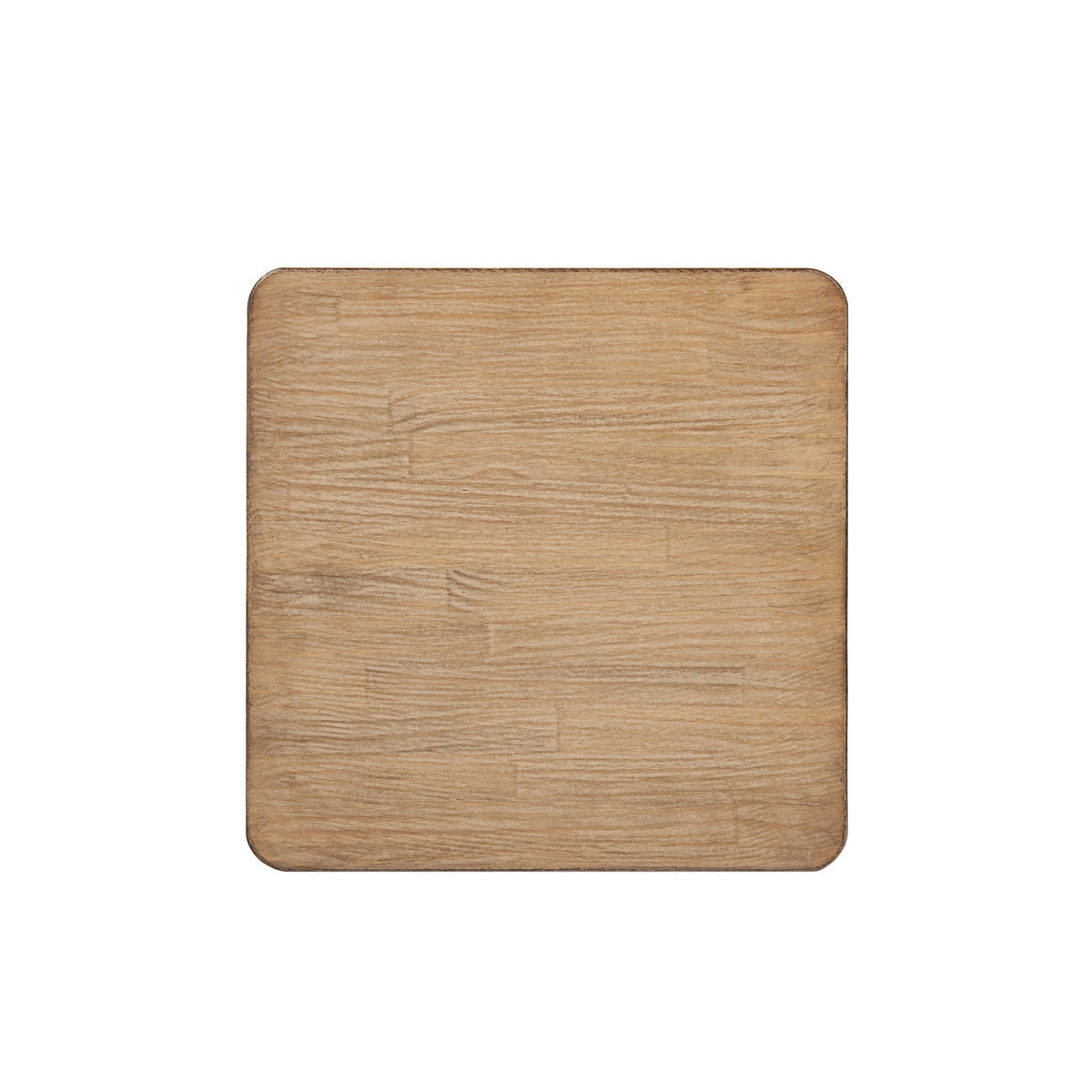 22" Square Side Table with Reclaimed Pine Wood - Antique