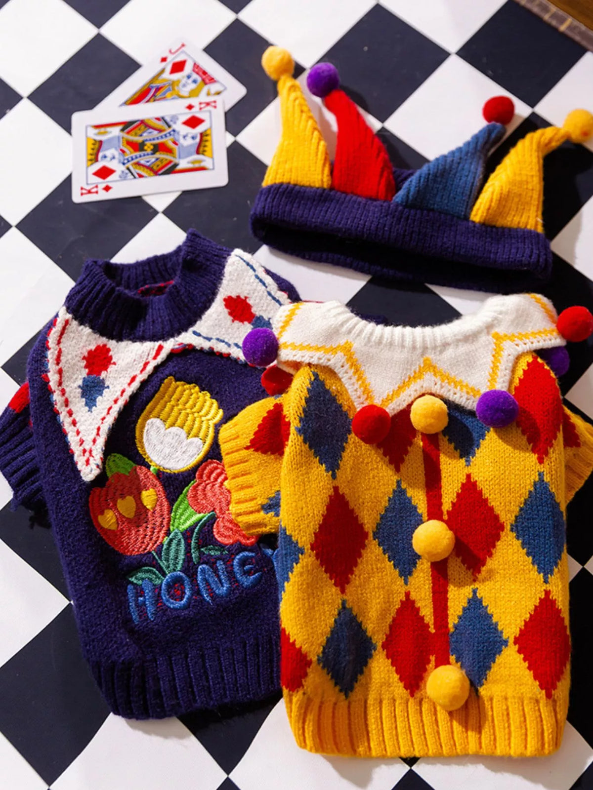 Ribbed Knit Pet Sweaters