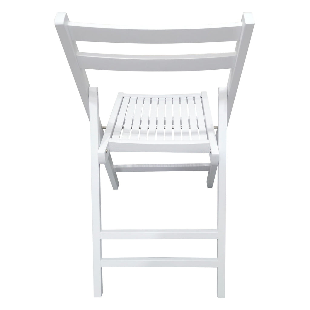 Foldable Solid Wood Special Event Chair Set - Set of 4 (Multiple Colors)