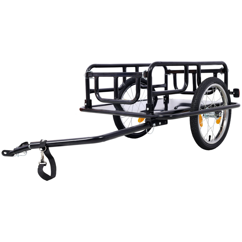Foldable Bike Cargo Trailer with Universal Hitch - Steel