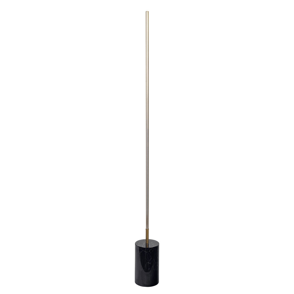 Prism - LED Floor Lamp with On/Off Switch Base - Gold/Marble
