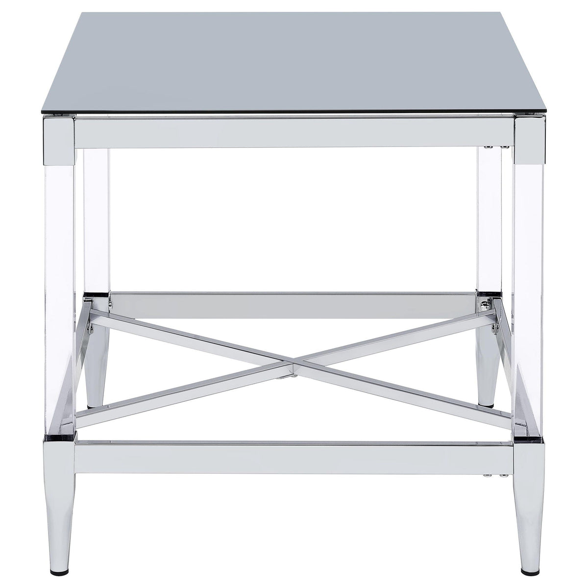 Lindley 3-piece Square Coffee and End Table Set Chrome