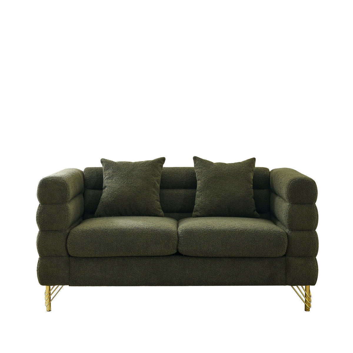 Streamline Sectional Sofa with Art Deco Design - Multiple Colors