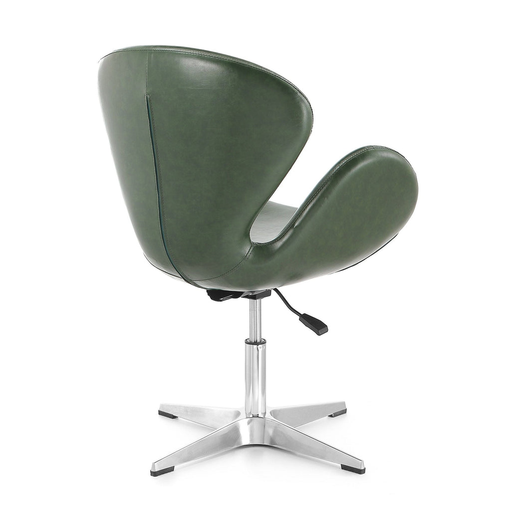 Raspberry Swivel Lounge Chair with 360-Degree Rotation - Multiple Colors