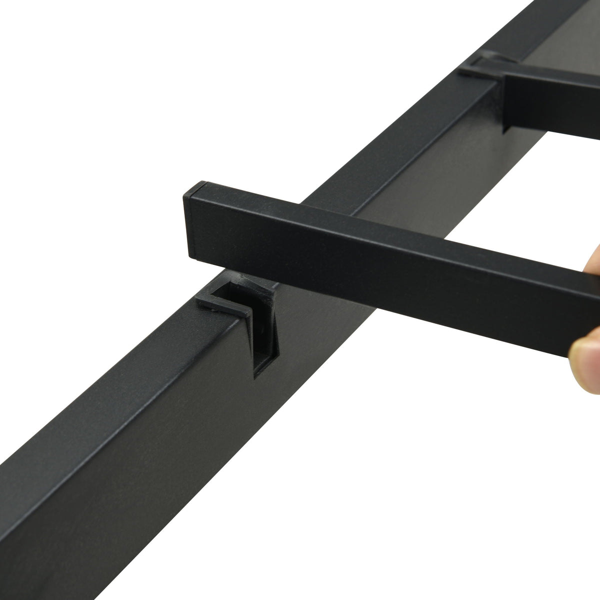 Modern Bed Frame with LED Lights and USB Charging - Light or Dark Brown