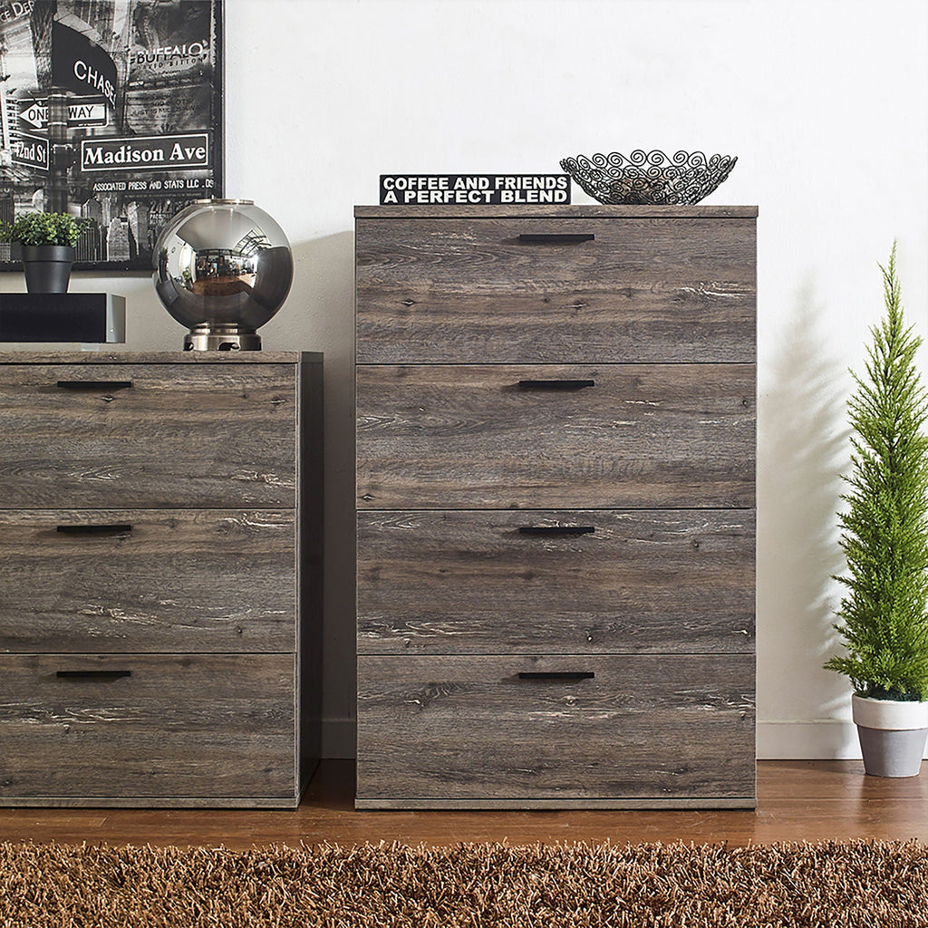 Oliver - Farmhouse Jumbo Chest With 4 Drawer Storage
