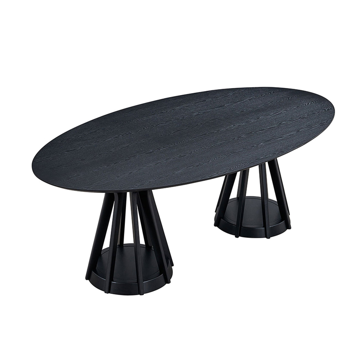 Modern 78.74 Inch Oval Dining Table